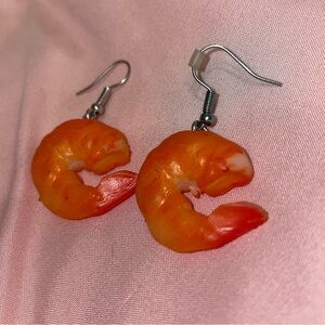 💰Shrimp inspired earrings